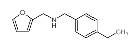 2-Furanmethanamine,N-[(4-ethylphenyl)methyl]-(9CI) Structure