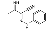 N-anilino-2-iminopropanimidoyl cyanide Structure