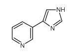 3-(1H-咪唑-4-基)吡啶结构式