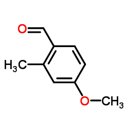 4-甲氧基-2-甲基苯甲醛结构式