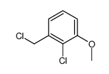 2-CHLORO-3-METHOXYBENZYL CHLORIDE Structure
