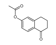 5-oxo-5,6,7,8-tetrahydronaphthalen-2-yl acetate结构式