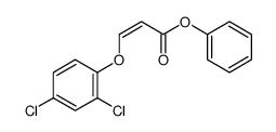 phenyl (E)-3-(2,4-dichlorophenoxy)prop-2-enoate Structure