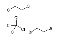 1,2-dibromoethane,1,2-dichloroethane,tetrachloromethane Structure
