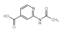 2-乙酰基氨基异烟酸结构式