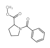 methyl 1-benzoylpyrrolidine-2-carboxylate结构式