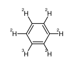 benzene-2,3,4,5,6-d5-1-t Structure