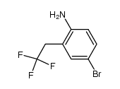 2-(2,2,2-trifluoro-ethyl)-4-bromo-aniline Structure