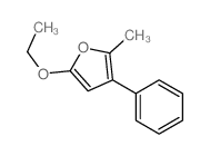 Furan,5-ethoxy-2-methyl-3-phenyl-结构式