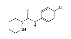 N-(4-chlorophenyl)diazinane-1-carbothioamide结构式