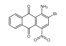 1-amino-2-bromo-4-nitro-anthraquinone Structure