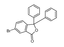 6-bromo-3,3-diphenyl-2-benzofuran-1-one结构式