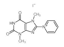 3,7-dimethyl-8-pyridin-1-yl-purine-2,6-dione结构式