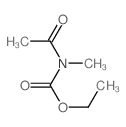 ethyl N-acetyl-N-methyl-carbamate结构式