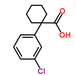 1-(3-Chlorophenyl)cyclohexanecarboxylic acid Structure
