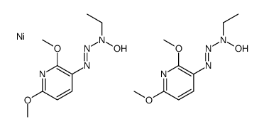 N-[(2,6-dimethoxypyridin-3-yl)diazenyl]-N-ethylhydroxylamine,nickel Structure