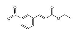 (E)-3-(3-硝基苯基)丙烯酸乙酯结构式