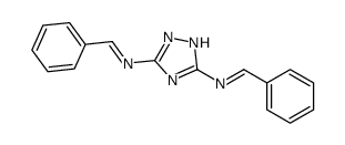 N-[3-(benzylideneamino)-1H-1,2,4-triazol-5-yl]-1-phenylmethanimine结构式