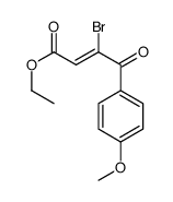 ethyl 3-bromo-4-(4-methoxyphenyl)-4-oxobut-2-enoate Structure