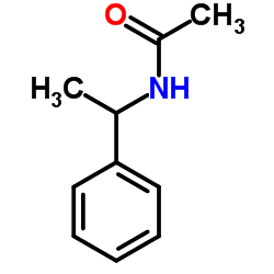 N-(1-苯基乙基)-乙酰胺结构式