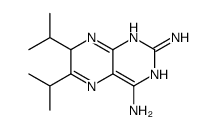 6,7-di(propan-2-yl)-7,8-dihydropteridine-2,4-diamine结构式
