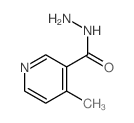 4-甲基吡啶-3-碳酰肼结构式