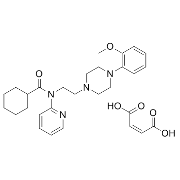 N-[2-[4-(2-甲氧基苯基)-1-哌嗪基]乙基]-N-2-吡啶基环己烷甲酰胺图片