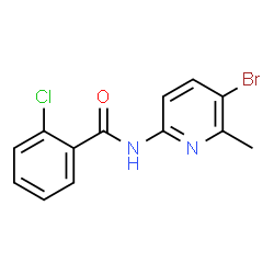 N-(5-Bromo-6-methyl-2-pyridinyl)-2-chlorobenzamide结构式