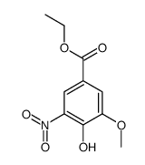 ethyl 4-hydroxy-3-methoxy-5-nitrobenzoate Structure