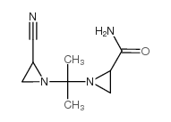 1-[2-(2-cyanoaziridin-1-yl)propan-2-yl]aziridine-2-carboxamide Structure