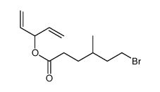 penta-1,4-dien-3-yl (4S)-6-bromo-4-methylhexanoate Structure