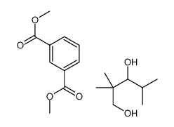 dimethyl benzene-1,3-dicarboxylate,2,2,4-trimethylpentane-1,3-diol结构式