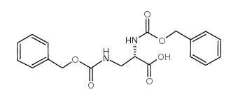 (S)-2,3-Bis(((benzyloxy)carbonyl)amino)propanoic acid structure