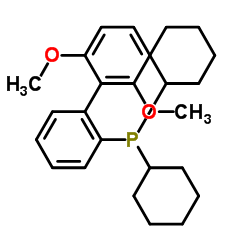2-双环己基膦-2',6'-二甲氧基联苯结构式