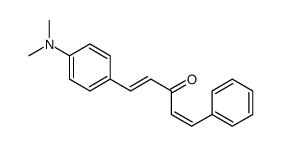 1-[4-(dimethylamino)phenyl]-5-phenylpenta-1,4-dien-3-one结构式