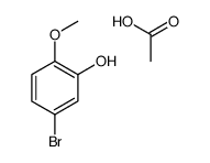acetic acid,5-bromo-2-methoxyphenol结构式
