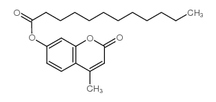4-甲基伞形酮月桂酸酯结构式
