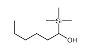 1-trimethylsilylhexan-1-ol Structure