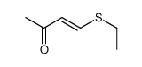 4-ethylsulfanylbut-3-en-2-one结构式