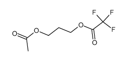1-trifluoroacetoxy-3-acetoxypropane Structure