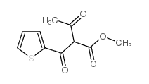 3-氧基-2-(噻吩-2-羰基)丙酸甲酯结构式