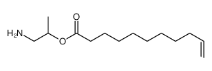 10-Undecenoic acid 2-amino-1-methylethyl ester结构式