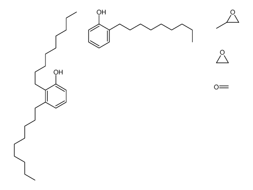 甲醛与二壬基酚、甲基环氧乙烷、壬基酚和环氧乙烷的聚合物结构式