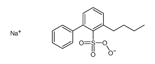 sodium butyl-2-hydroxy[1,1'-biphenyl]sulphonate结构式