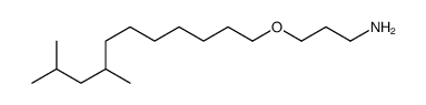 支链3-(十三烷基氧)丙胺结构式