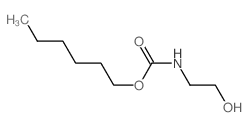 Carbamic acid,(2-hydroxyethyl)-, hexyl ester (9CI)结构式