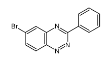 6-bromo-3-phenyl-1,2,4-benzotriazine结构式