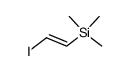 (E)-(2-碘乙烯基)三甲基硅烷结构式