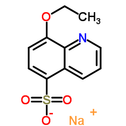8-乙氧基喹啉-5-磺酸钠水合物结构式