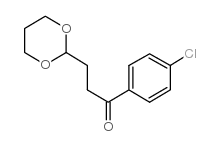 4'-CHLORO-3-(1,3-DIOXAN-2-YL)PROPIOPHENONE Structure
